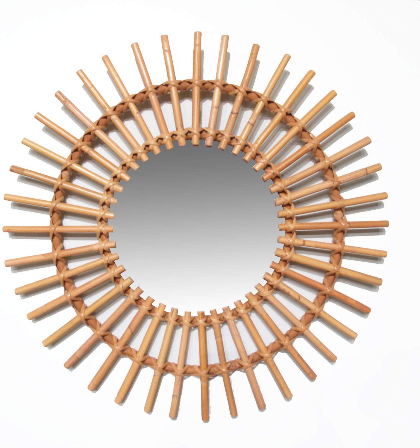 Sun Wall Rattan Mirror MR334143